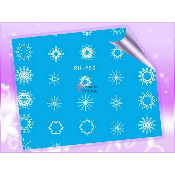 Stickere cu Apa pentru unghii cod RU-256 - Sarbatori de Iarna
